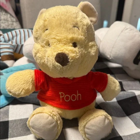 Winnie the Pooh Plush baby rattle - Picture 1 of 3